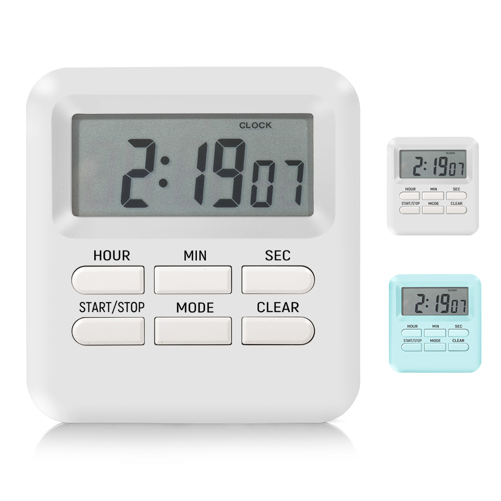 Magnetic LCD Digital Kitchen Timer Countdown Count Down - Eastlakes Electronics
